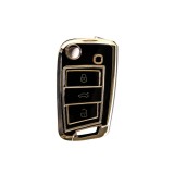 Husa de protectie Premium pentru cheie Volkswagen, Octavia, Seat compatibila cu Golf 7, Touran, Tiguan, Arteon, Polo, Fabia, Octavia, Karoq, Kodiac, S