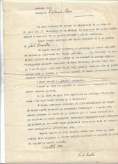 A1236 Document biserica Bob Cluj 1940 greco-catolic foto