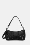 Desigual poșetă EMBRO PATCH ALSACIA B culoarea negru, 25WAXPA9