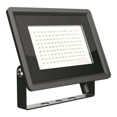 Reflector Led Smd 100w 6400k Ip65 - Negru foto