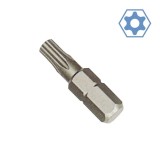 Bit hexagonal 30mm TT27 cu gaură pentru siguranță