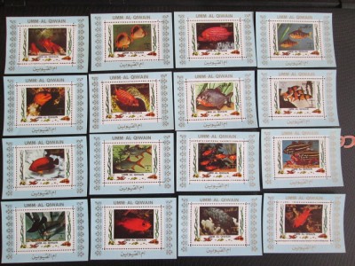UMM AL QIWAIN MARINE DELUXE SERIE MNH=66 foto