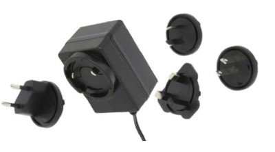 T&amp;aacute;pegys&amp;eacute;g POS POSB24050A-E1/U1/U2/A3, POS(B) 24V/0.5A/12W Czarny, horizont&amp;aacute;lis adapter, wtyk AC: EU/US/UK/AU. wtyk DC: 2,1/5,5 (+) foto