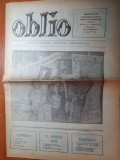 Ziarul oblio anul 1,nr. 2 - din 3 martie 1990-articol despre gica hagi