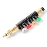 Cumpara ieftin Lance scurta cupla rapida si set 5 duze pulverizare - Parkside