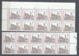 Czechoslovakia 1992 Definitives Castle x 20 in blocks MNH S.625, Nestampilat