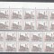 Czechoslovakia 1992 Definitives Castle x 20 in blocks MNH S.625