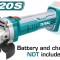 Polizor unghiular pe acumulator, 115mm , 20V , nu include acumulator, incarcator TOTAL UM-TAGLI1151