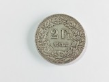 Moneda argint 2 franci Elvetia 1944 #2265