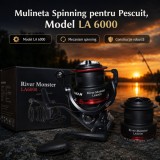 Mulineta Spinning pentru Pescuit, Model LA 6000