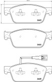 BREMBO P 85 141 PRIME LINE set placute frana,frana disc