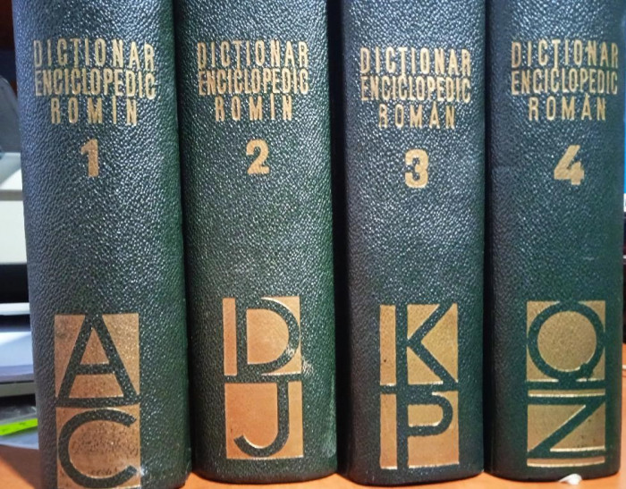 Dictionarul enciclopedic roman, vol 1-4