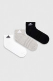 Adidas șosete 3-pack culoarea gri IC1283