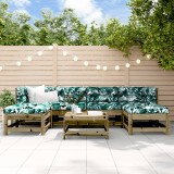 VidaXL Set mobilier de grădină cu perne, 7 piese, lemn de pin tratat 3185933