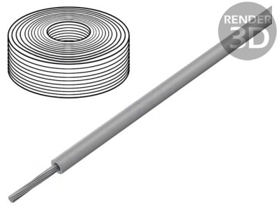Cablu Silicon Gri 1x2.5mm2 300/500V foto