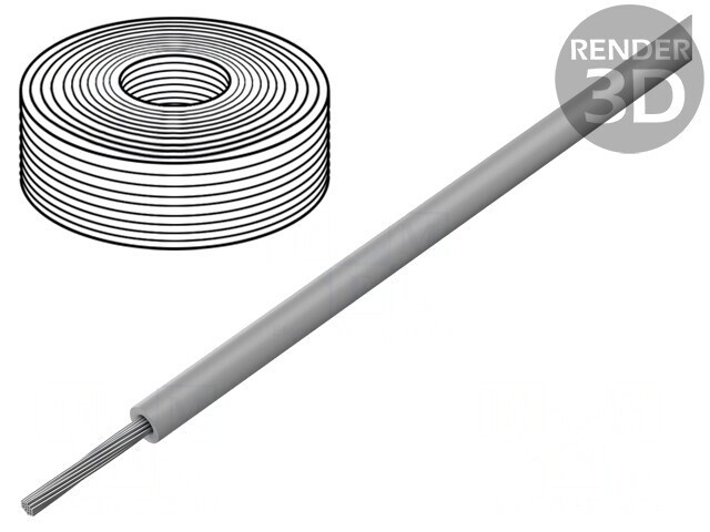 Cablu Silicon Gri 1x2.5mm2 300/500V