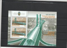 ROMANIA 2011 LP 1905 a NOUL BUCURESTI PASAJUL BASARAB BLOC DE 2 SERII MNH
