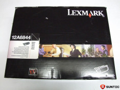 Cartus toner original Lexmark 12A5845/12A6844 negru de capacitate extra mare pentru Optra T610 foto