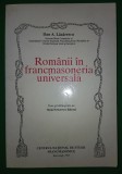 Dan A. Lăzărescu - Rom&acirc;nii &icirc;n francmasoneria universală