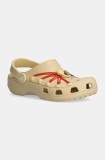 Crocs papuci Classic Lockdown Clog culoarea bej, 210393