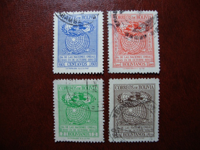 BOLIVIA 1950 SERIE