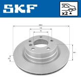 SKF VKBD 90031 V2 Disc frana