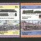 Tuvalu Nukulaelae 1984 Trains Railways 4 pairs Mi.1-8 MNH S.755