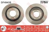 Disc frana MITSUBISHI PAJERO IV (V8_W, V9_W) (2006 - 2016) TRW DF4943S