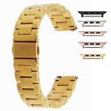 Curea metalica compatibila Apple Watch 9|8|7|6|5|4|3|2|1 Series, 49mm|45mm|44mm|42mm, Gold