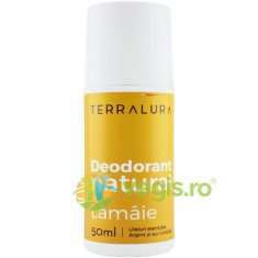 Deodorant Natural Roll-On cu Lamaie, Uleiuri Esentiale, Argint si Aur Coloidal 50ml