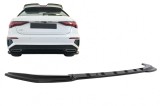 Prelungire bara spate Audi A3 8Y S-Line Sportback RS3 Design, negru lucios