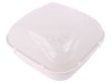 Lampă de exterior PAWBOL E27 IP65 cu detector de mișcare, policarbonat, IK10, pătrată 225x104mm, 230V AC