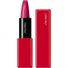 Shiseido Makeup Technosatin gel lipstick ruj satinat culoare 422 Fuchsia Flux 4 g