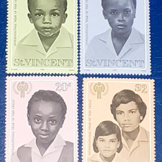 ST.VINCENT 1979 unicef anul.international al copilului, serie 4v MNH