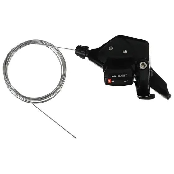 Maneta schimbator dreapta 9 viteze Microshift TS71-9R, 2100mm, negru Ultimate FactoryBikes