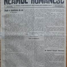 Ziarul Neamul romanesc , nr. 4 , 1915 , din perioada antisemita a lui N. Iorga