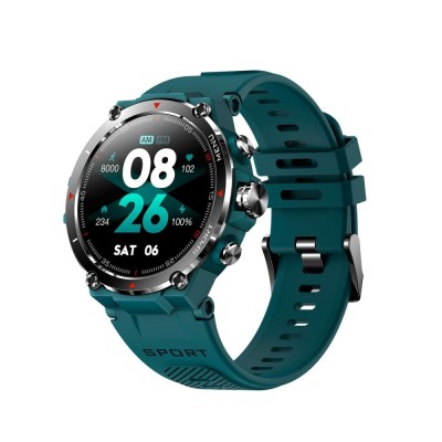 Smartwatch DCU STRAVA Cyan 1,3&amp;quot; foto