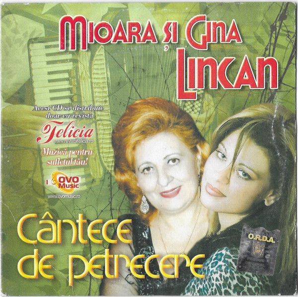 CD Mioara Lincan Și Gina Lincan &lrm;&ndash; C&acirc;ntece De Petrecere, original