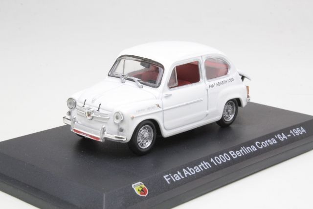 Macheta Fiat 600 Abarth 1000 Berlina/Corsa &#039;64 1964 - Metro/ Hachette 1/43
