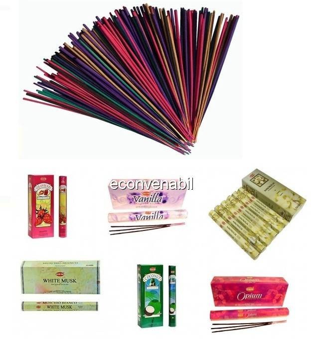 Set 20 Betisoare parfumate in cutie hexagonala diverse arome Set 20 Betisoare parfumate in cutie hexagonala diverse arome