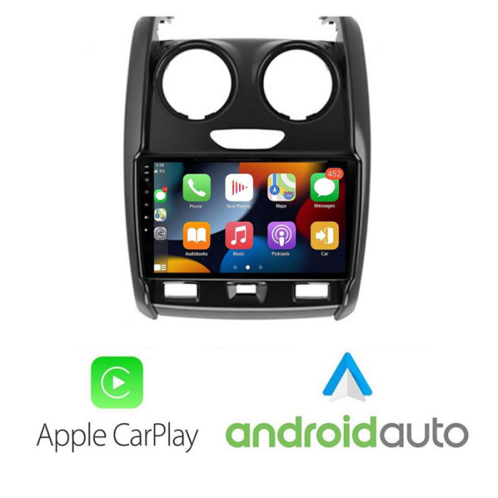 Sistem Multimedia MP5 Dacia Duster 2012-2019 J-157 Carplay Android Auto Radio Camera USB CarStore Technology
