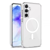 Husa pentru samsung galaxy a55 5g, atasare magnetica, magsafe, clear