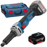 Bosch GGS 18V-23 LC + GBA - Polizor drept 6 mm valiza speciala + Acumulator Li-Ion 18 V 5 Ah