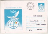 bnk ip Intreg postal 1986 - Anul International al Pacii - cod 089/86