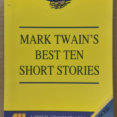 (C517) MARK TWAIN - BEST TEN SHORT STORIES (LB. ENGLEZA)