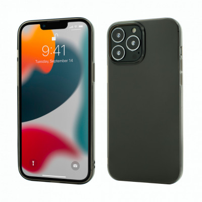 Husa de protectie Vetter GO pentru iPhone 13 Pro, Soft Touch Slim, Negru foto