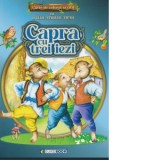 Capra cu trei iezi. Carte de colorat si citit cu litere mari de tipar (format B5)