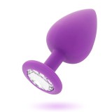 Intense Anal Toys-Shelki S Plug Anal Lilac-Silicon, Waterproof