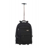 Ella Icon - Rucsac Tip Troler Atena - Negru - 49x35x23 cm