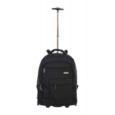 Ella Icon - Rucsac Tip Troler Atena - Negru - 49x35x23 cm foto